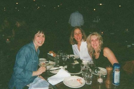 From left to right:  Rachel Schulson (Betty Ellenberg), Lisa Gussack and Louise Langer (Cecchini).