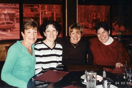 Seated left to right:  Jane (Stepner) Barovick, Linda Gottlieb, Amy (Fenner) Prochaska and Ellen (Strauss) Mayer.