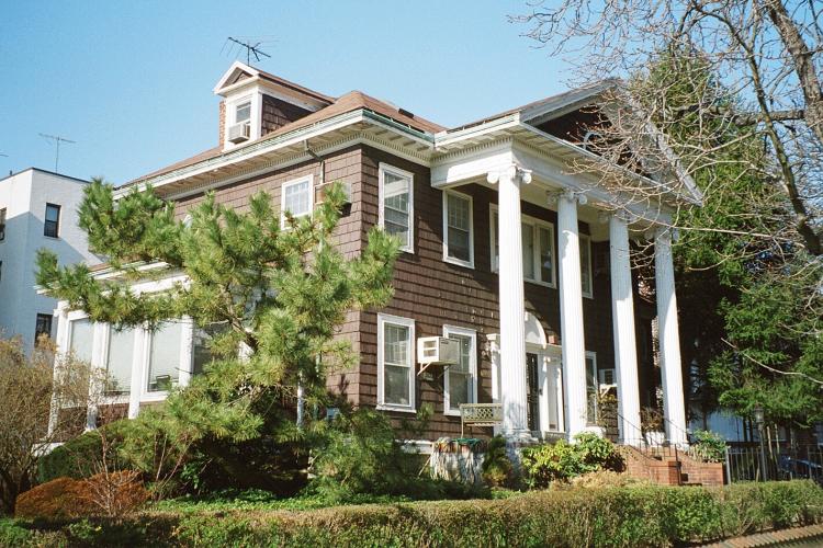 The former house of Dr. Hartmann on Abingdon Road in Kew Gardens, NY.
