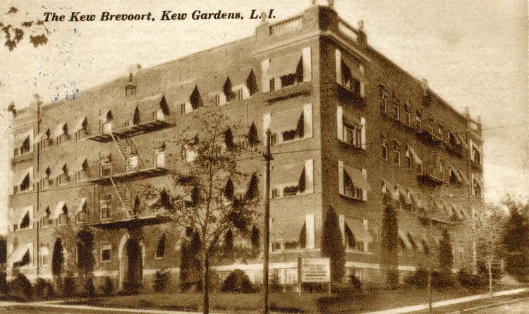 The Kew Brevoort Apartments on Metropolitan Avenue and Brevoort Street in Kew Gardens, NY.