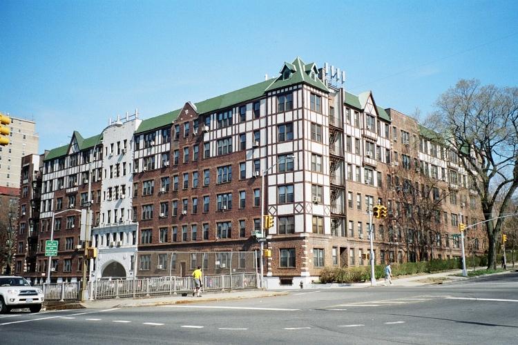The Kew Terrace Apartments, Union Turnpike at Park Lane, Kew Gardens, NY, 2002.