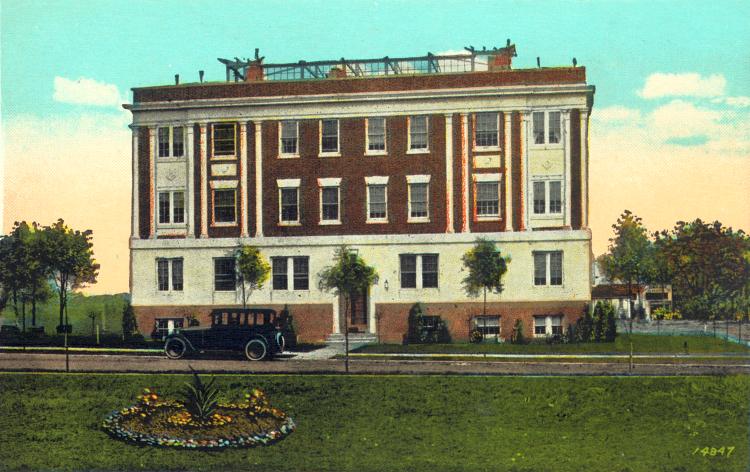 The Kew Forest Apartments on Kew Forest Lane, Kew Gardens, NY, c. 1920.