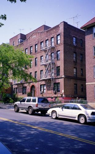 The Kew Manor Apartments, Metropolitan Avenue between Lefferts Boulevard and 118th Street, Kew Gardens, NY, 2002.