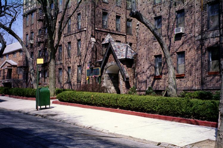 The Windsor Court Apartments on 116th Street in Kew Gardens, NY.