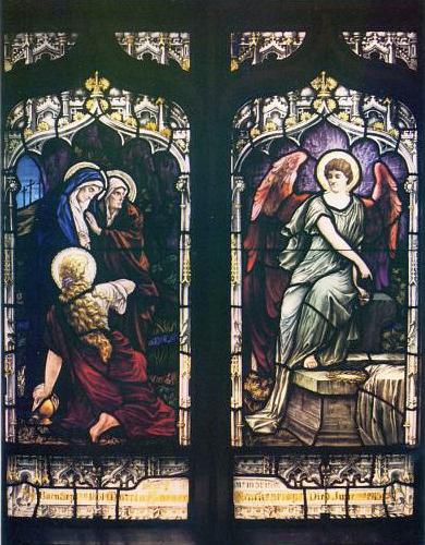 Stained glass window donated by John C. Brackenridge to the Church of the Resurrection in Richmond Hill, NY memory of his deceased wife.