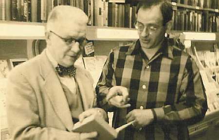 Bernard Titowsky (right) with friend and assistant, Charlie Willets.