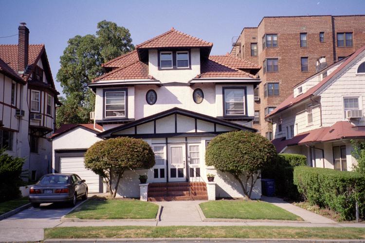 The First Church of Kew Gardens was formed years before the church at Kew Gardens Road and Lefferts Boulevard was built. The newly formed congregation held its services in this house on Beverly Road - the home of Dr. and Mrs. Charles M. Ford.