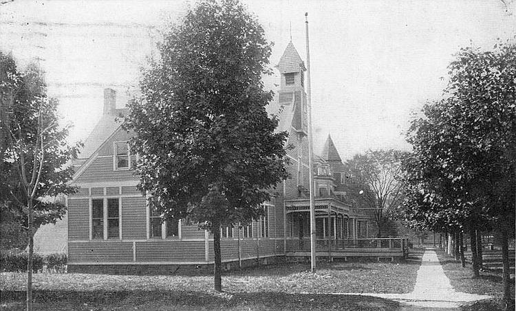 The Union Hall Clubhouse was the original 1872 schoolhouse building and was first built across from the back of the Resurrection Church on Lefferts. The school house was sold in 1892 and moved.