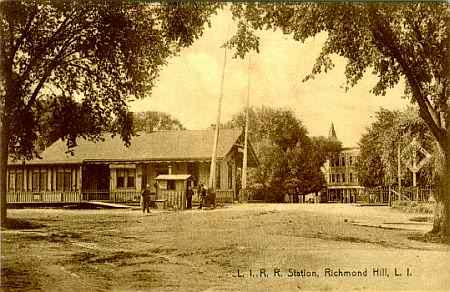 The Richmond Hill Railroad Station, Richmond Hill, NY.