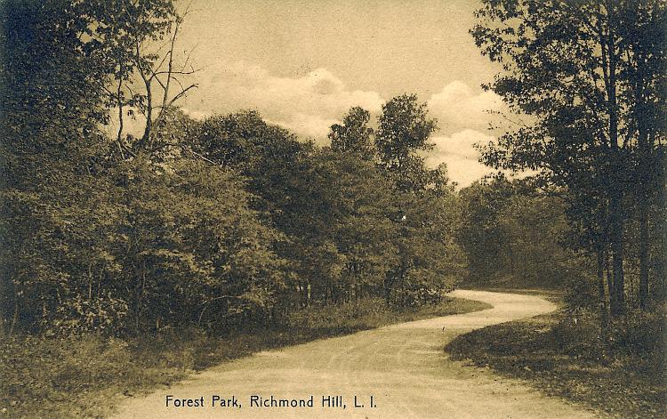 Forest Park in north Richmond Hill, NY cica 1900.