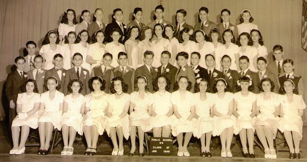 P.S. 99 Graduating Class (January 1946).