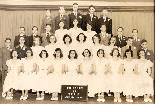 P.S. 99 Graduating Class (1949).